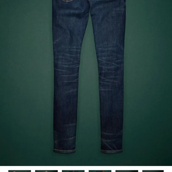 AE77 Premium Low-Rise Jeggings NWT - Size 14 - Picture 3 of 9